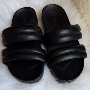 VIONIC WOMEN’S MAYLA SLIDE SANDAL BLACK size 9
